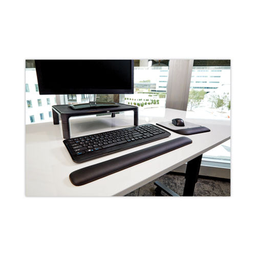 Adjustable Monitor Stand, 16" X 12" X 1.75" To 5.5", Black, Supports 20 Lbs.