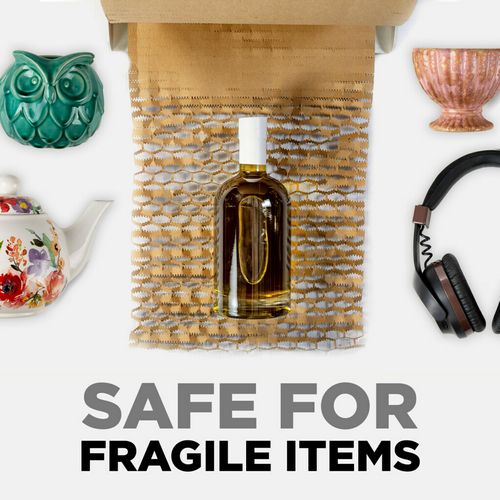 Cushion Lock Protective Wrap, 12" X 150 Ft, Brown.