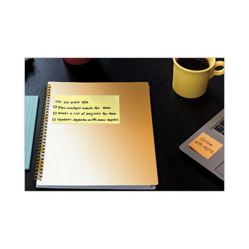 Original Canary Yellow Pop-up Refill, 3" X 5", Canary Yellow, 100 Sheets/pad, 12 Pads/pack.