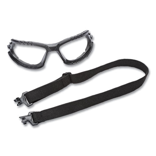 Solus 1000-series Safety Glasses, Green Plastic Frame, Clear Polycarbonate Lens