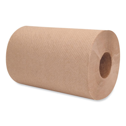 Morsoft Universal Roll Towels, 1-ply, 7.88" X 300 Ft, Brown, 12 Rolls/carton