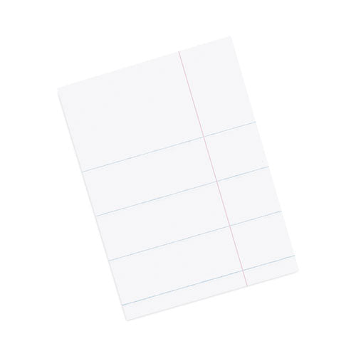 Composition Paper, 8.5 X 11, Wide/legal Rule, 500/pack.