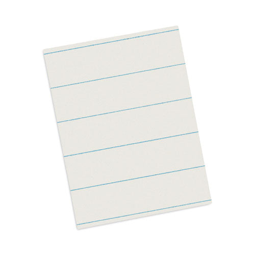 Ruled Newsprint Paper, 3/8" Short Rule, 8.5 X 11, 500/pack.