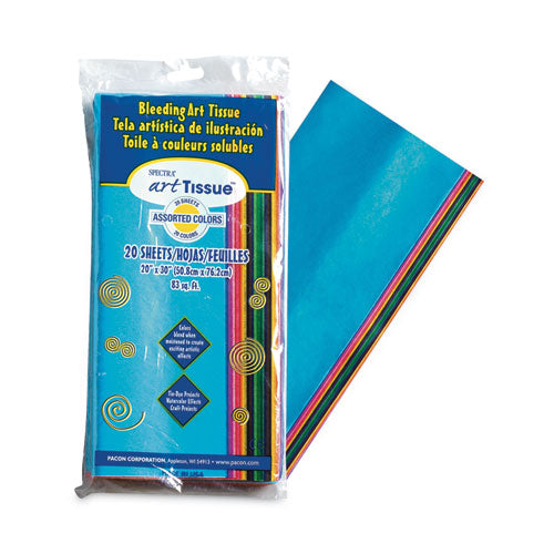 Spectra Art Tissue, 23 Lb Tissue Weight, 20 X 30, Assorted, 20/pack.