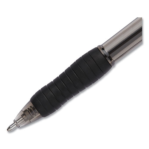 Profile Ballpoint Pen Value Pack, Retractable, Bold 1.4 Mm, Black Ink, Translucent Black Barrel, 36/box.