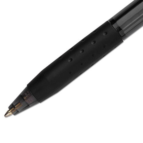Inkjoy 300 Rt Ballpoint Pen, Retractable, Medium 1 Mm, Black Ink, Black Barrel, Dozen.
