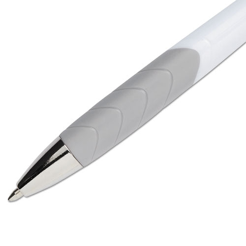 Inkjoy 700 Rt Ballpoint Pen, Retractable, Medium 1 Mm, Blue Ink, White/gray Barrel, Dozen.