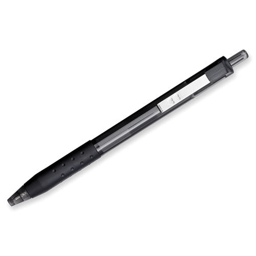 Inkjoy 300 Rt Ballpoint Pen, Refillable, Retractable, Medium 1 Mm, Black Ink, Black Barrel, 36/box.