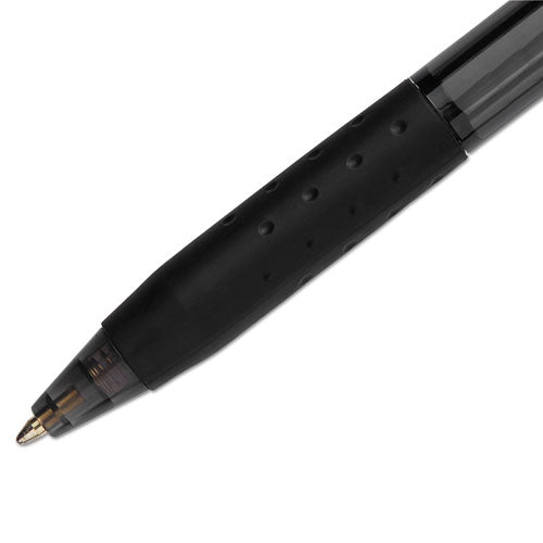 Inkjoy 300 Rt Ballpoint Pen, Refillable, Retractable, Medium 1 Mm, Black Ink, Black Barrel, 36/box.