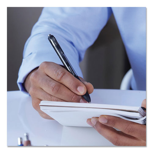 Inkjoy Gel Pen, Retractable, Fine 0.5 Mm, Blue Ink, Blue Barrel, Dozen.