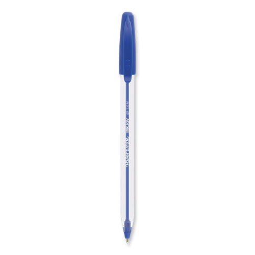 Inkjoy 50st Ballpoint Pen, Stick, Medium 1 Mm, Blue Ink, Clear Barrel, 60/pack.