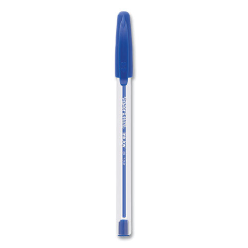 Inkjoy 50st Ballpoint Pen, Stick, Medium 1 Mm, Blue Ink, Clear Barrel, 60/pack.