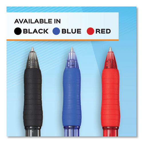 Profile Gel Pen, Retractable, Medium 0.7 Mm, Red Ink, Translucent Red Barrel, Dozen.