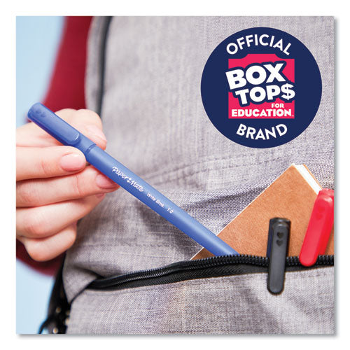 Write Bros. Ballpoint Pen Value Pack, Stick,Medium 1 Mm, Blue Ink, Blue Barrel, 120/pack