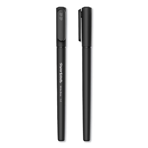 Write Bros. Ballpoint Pen Value Pack,Stick, Medium 1 Mm, Black Ink, Black Barrel, 120/pack