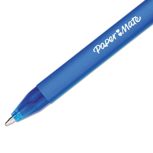 Comfortmate Ultra Ballpoint Pen, Retractable, Fine 0.8 Mm, Blue Ink, Blue Barrel, Dozen