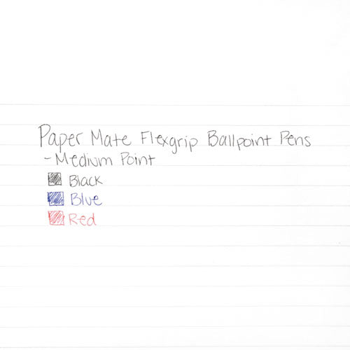 Flexgrip Ultra Ballpoint Pen, Stick, Medium 1 Mm, Red Ink, Red Barrel, Dozen