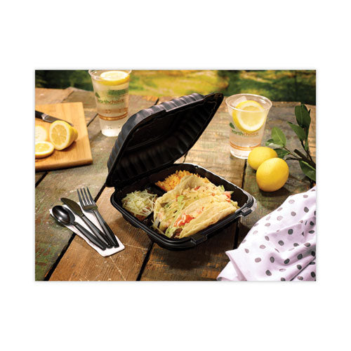 Meadoware Cutlery, Soup Spoon, Medium Heavy Weight, Black, 1,000/carton.