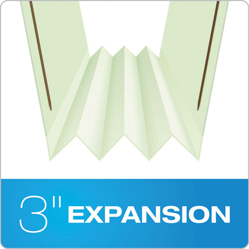 Heavy-duty Pressboard Folders With Embossed Fasteners, 1/3-cut Tabs, 3" Expansion, 2 Fasteners, Letter Size, Green, 25/box.