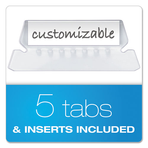 Desktop File With Hanging Folders, Letter Size, 6" Long, Blue.