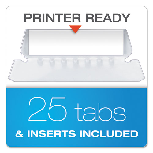 Extra Capacity Reinforced Hanging File Folders With Box Bottom, 2" Capacity, Letter Size,1/5-cut Tabs, Green, 25/box