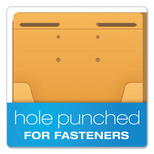 Expandable Kraft Retention Jackets, Straight Tab, Letter/legal Size, Brown, 100/box.