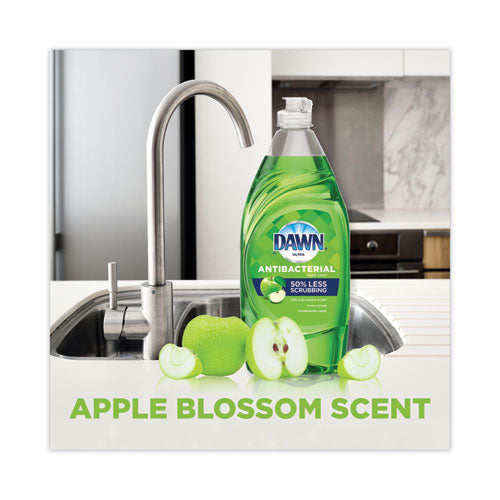 Ultra Antibacterial Dishwashing Liquid, Apple Blossom Scent, 38 Oz Bottle.