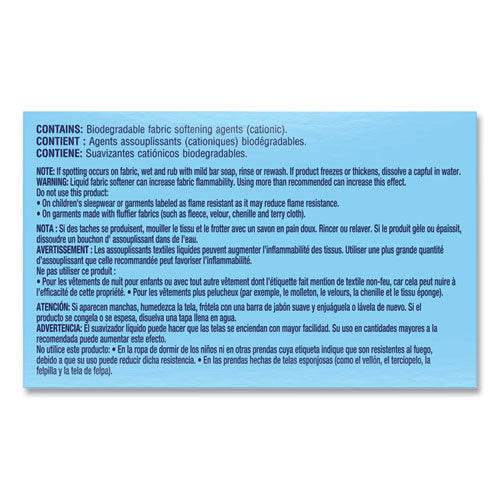 Coin Vend Liquid Fabric Softener, Single-use Packet, April Fresh, 156/carton.