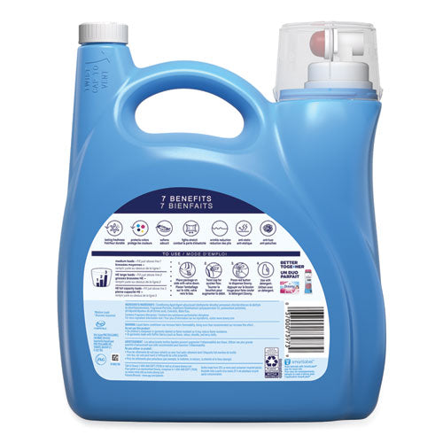 Liquid Fabric Softener, April Fresh, 140 Oz Bottle, 4/carton.