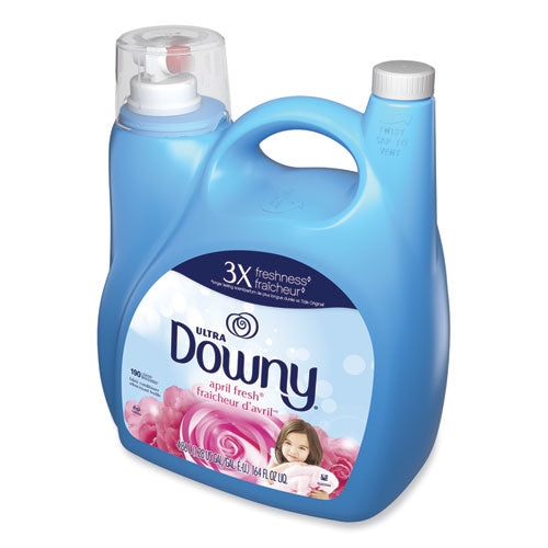 Liquid Fabric Softener, April Fresh, 140 Oz Bottle, 4/carton.