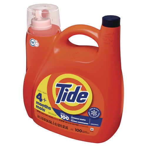 Liquid Laundry Detergent, Original Scent, 132 Oz Pour Bottle, 4/carton.