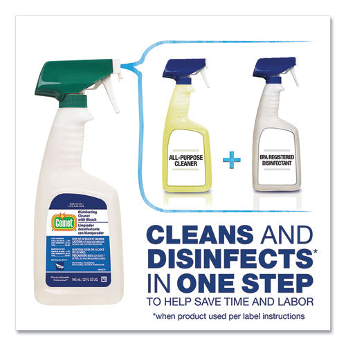 Disinfecting Cleaner W/bleach, 1 Gal Bottle, 3/carton.