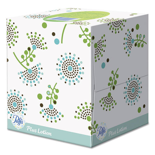 Plus Lotion Facial Tissue, 2-ply, White, 56 Sheets/box, 24 Boxes/carton.