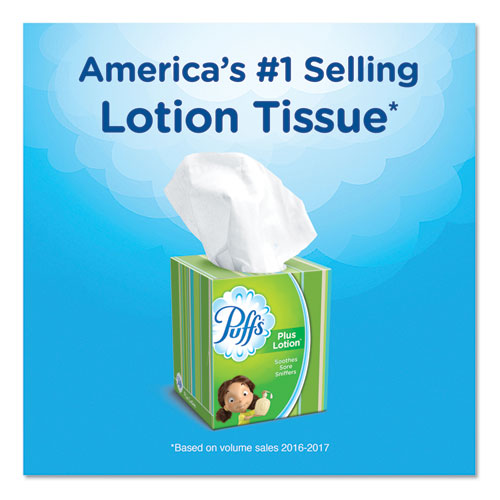 Plus Lotion Facial Tissue, 2-ply, White, 56 Sheets/box, 24 Boxes/carton.