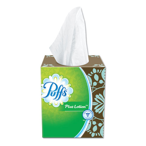 Plus Lotion Facial Tissue, 2-ply, White, 56 Sheets/box, 24 Boxes/carton.