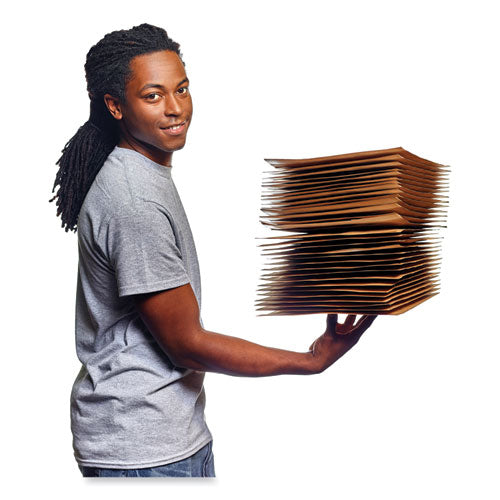 Evertec Curbside -Recyclable Padded Mailer, #6, Kraft Paper, Self-adhesive Closure, 14 X 18, Brown, 50/carton