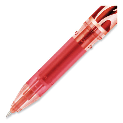 Frixion Point Erasable Gel Pen, Stick, Extra-fine 0.5 Mm, Red Ink, Red Barrel