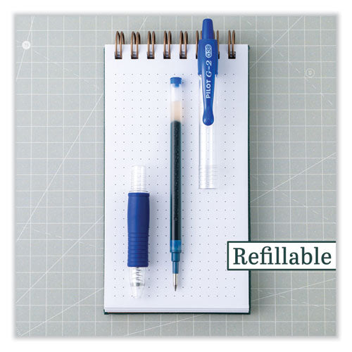 Refill For Pilot B2p, Dr Grip, G2, G6, Mr Metropolitan, Precise Begreen And Q7 Gel Pens,Extra-fine Tip, Blue Ink, 2/pack