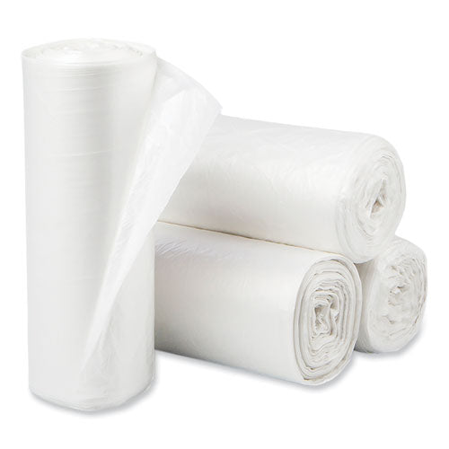 Eco Strong Plus Can Liners, 40 Gal, 1.35 Mil, 40" X 46", Natural, Perforated Roll, 100/carton.