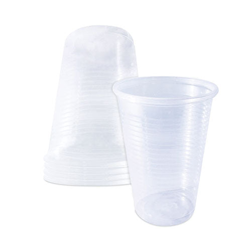 Plastic Cold Cups, 5 Oz, Translucent, 2,500/carton