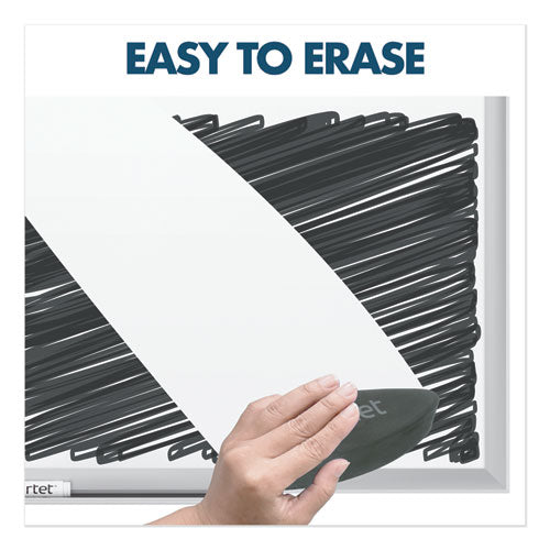 Classic Series Porcelain Magnetic Dry Erase Board, 36 X 24, White Surface, Silver Aluminum Frame.