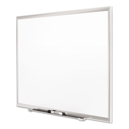 Classic Series Porcelain Magnetic Dry Erase Board, 36 X 24, White Surface, Silver Aluminum Frame.