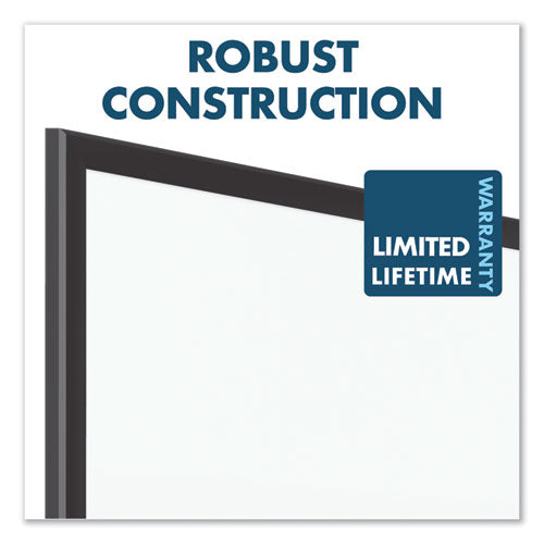 Classic Series Porcelain Magnetic Dry Erase Board,48 X 36, White Surface, Black Aluminum Frame
