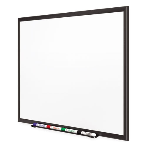 Classic Series Porcelain Magnetic Dry Erase Board, 48 X 36, White Surface, Black Aluminum Frame