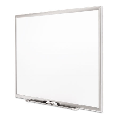 Classic Series Porcelain Magnetic Dry Erase Board, 48 X 36, White Surface, Silver Aluminum Frame.