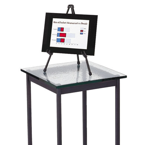 Tabletop Instant Easel, 14" High, Steel, Black.