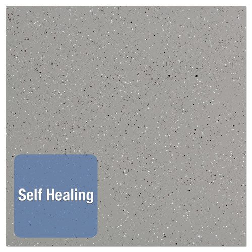 Contour Granite Board, 48 X 36, Granite Gray Surface, Black Plastic Frame.