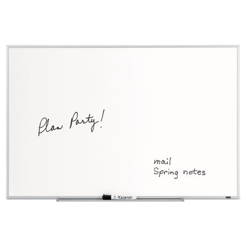 Dry Erase Board, 36 X 24, Melamine White Surface, Silver Aluminum Frame