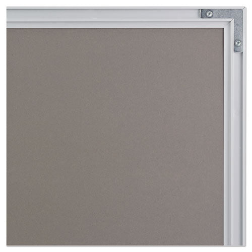Dry Erase Board, 36 X 24, Melamine White Surface, Silver Aluminum Frame.