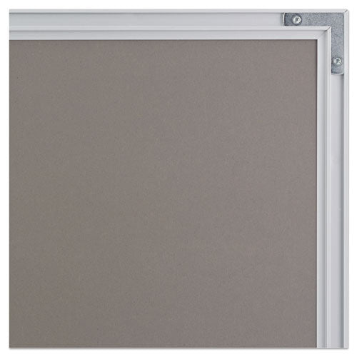 Dry Erase Board, 36 X 24, Melamine White Surface, Silver Aluminum Frame